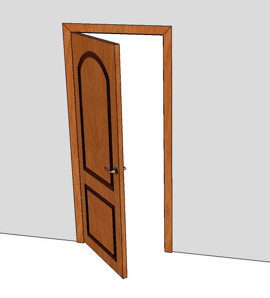Как оформить дверной проем без двери?