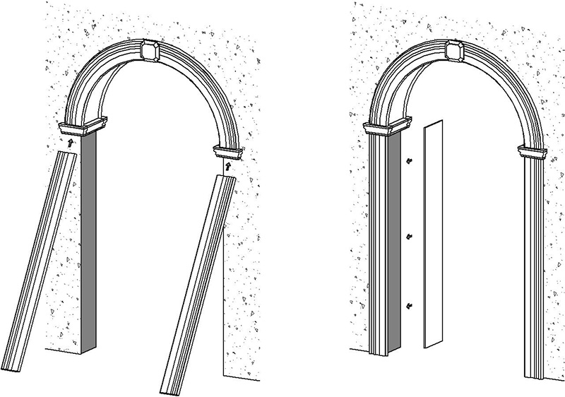 Как сделать арку в дверном проеме