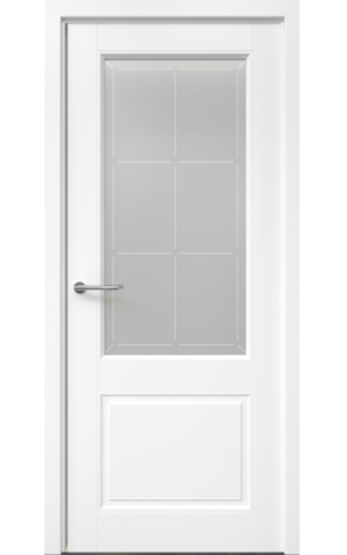 Межкомнатная дверь Классика 2 (Белый)