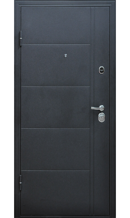 Дверь стальная Эверест Царга (Серый графит/Сандал серый)