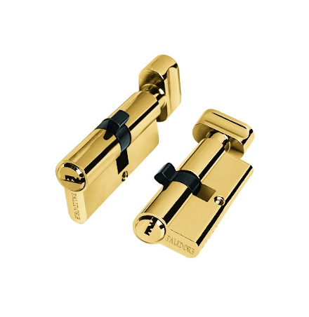 Цилиндр 60 (30-30) ключ/вертушка (золото)