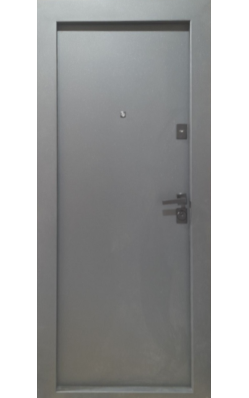 Дверь стальная внутреннего открывания Fortis-22 (Муар 23089/Дуб мелфорд грей)