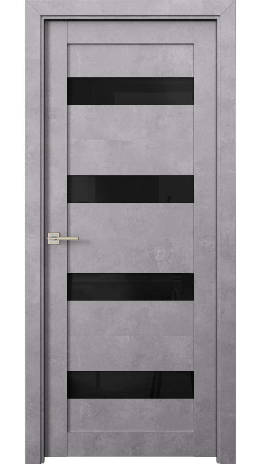 Межкомнатная дверь Cristal-2 (Бетон серый)