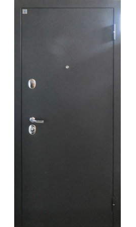 Дверь стальная Алмаз 11 NEW (Черный шелк/Белый S10)