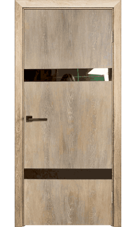 Межкомнатная дверь N-3 (Дуб шале натуральный)