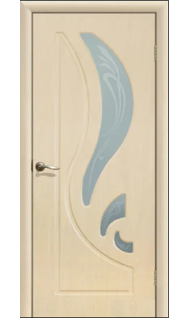 Межкомнатная дверь Лиана ДО (Беленый дуб)