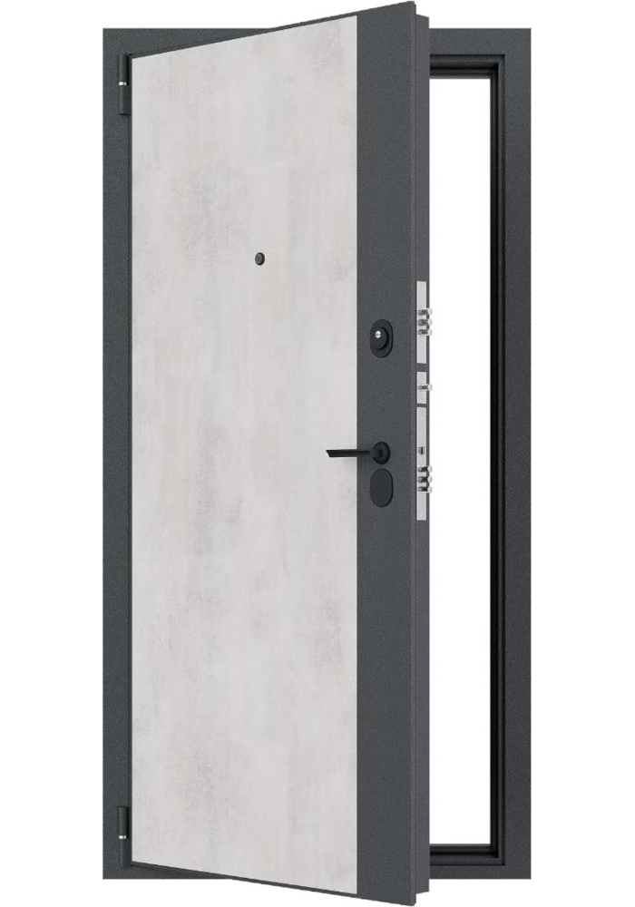 Дверь стальная AXL 3.1 (Камень светлый/Белый)