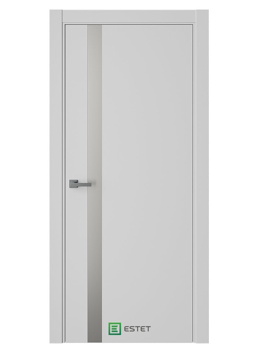 Межкомнатная дверь Экзотика 10Е с ABS кромкой (Серый)