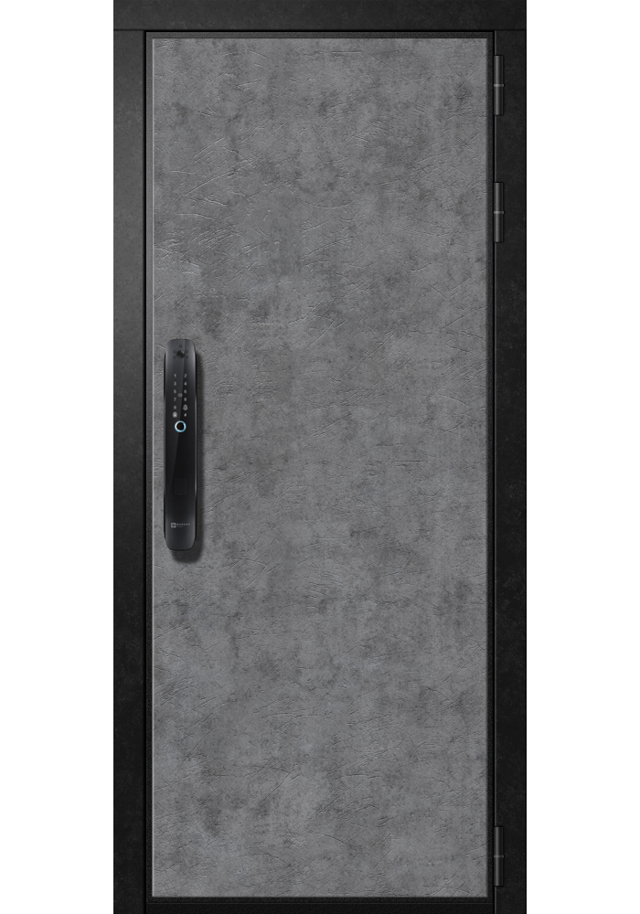 Дверь стальная Орфей 307 (Бетон лофт графит/Бетон лофт бежевый)