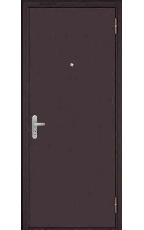 Дверь стальная SLIM ECO MM (Букле шоколад/Букле шоколад)